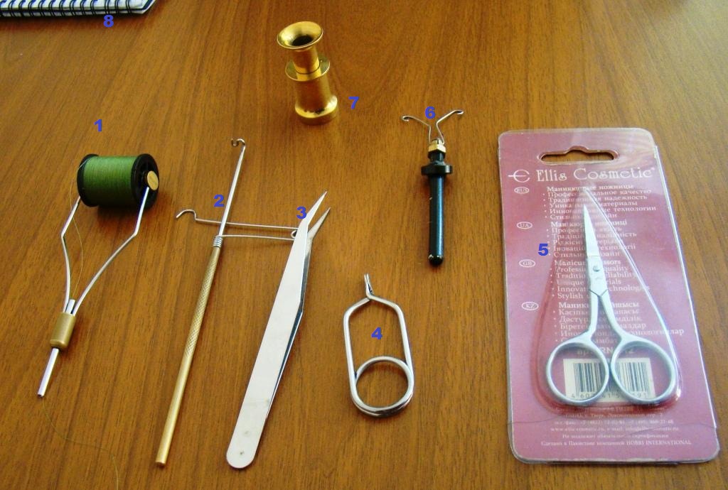Инструменты для вязания мушек
