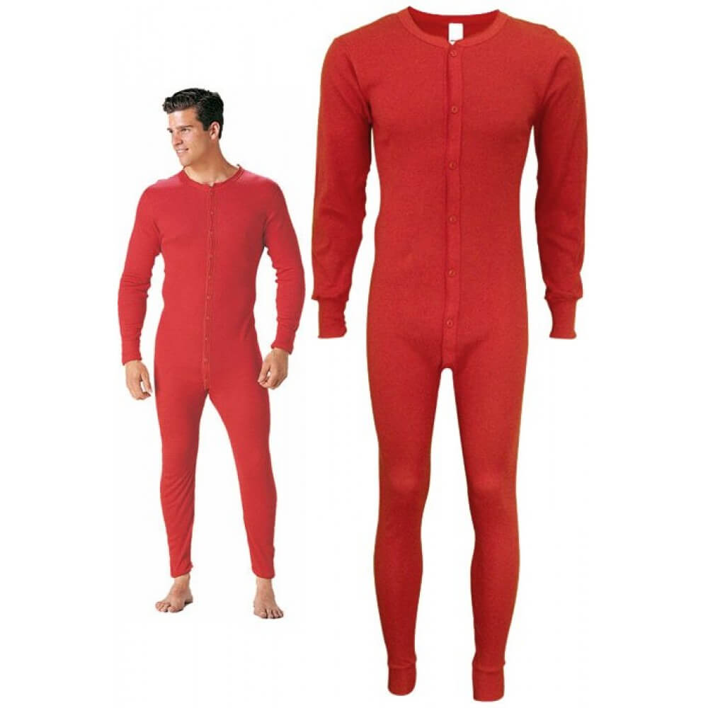 red-union-suit