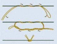 Схема завязывания узла